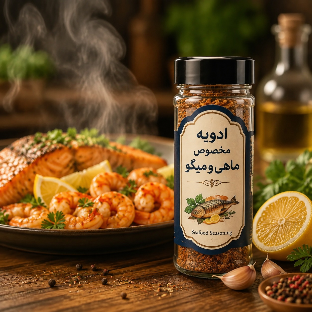 ادویه ماهی و میگو 100 گرمی